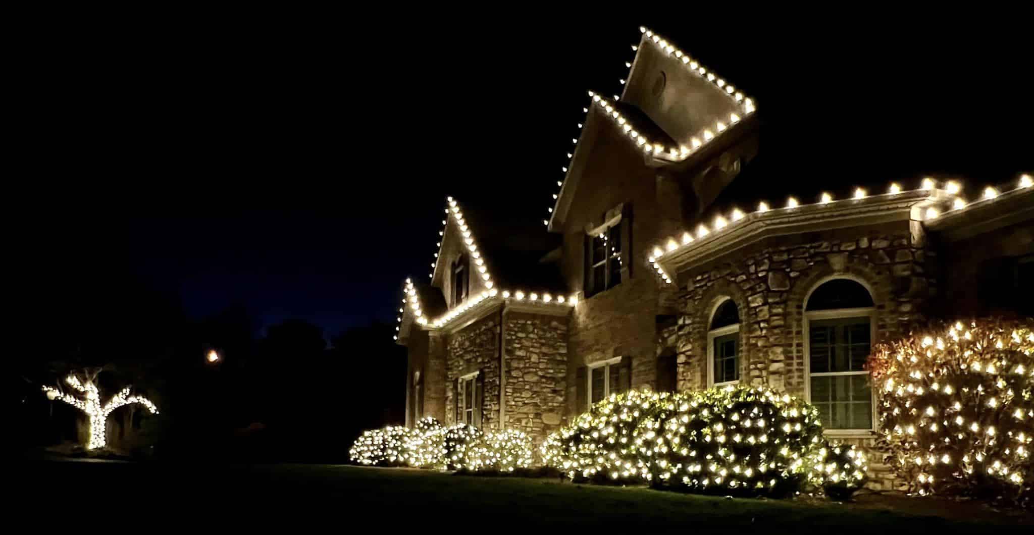 Outdoor Christmas Lighting Service